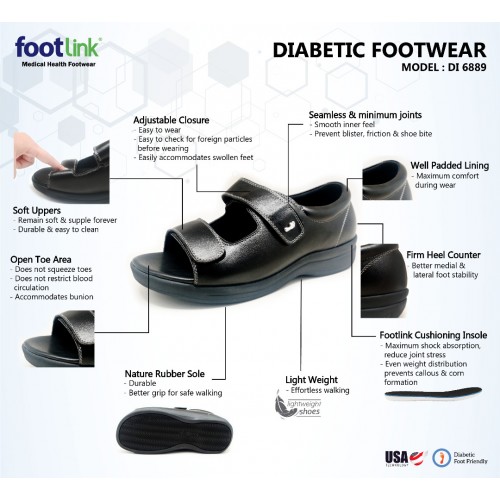 D89 Model DI 6889 - Diabetic Shoe D89 Model DI 6889 - Diabetic Shoe